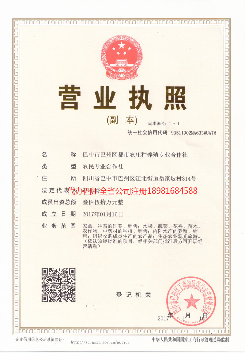 项城项城都市农庄种养殖专业合作社